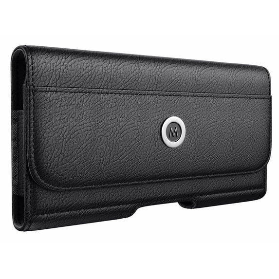 Bomea Phone Holster for Samsung Galaxy S10- S9 Belt Case with Belt Clip and Belt Loops Cover Carrying Phone Pouch Sleeves Build in ID Holder Fit Samsung Galaxy S10/ S9/ S8 with Other Case on - Black