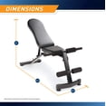 thumbnail image 2 of Banco de pesas Workout Utility Marcy SB-228 ajustable negro, 2 of 7