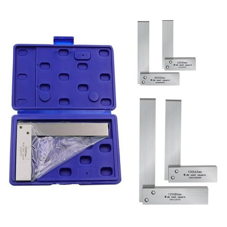 

Square wide edge shape 90 degree angle blade ruler measuring tool