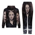 thumbnail image 2 of The Twilight Saga Sweatshirt & Sweatpants Tracksuit Sets Printed Casual Pullover Hoodie & Pants Set 3XL, 2 of 9