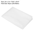 thumbnail image 2 of Uxcell 250 Mesh Paint Nylon Mesh Filter 79" x 39" Woven Net Sheet Mesh Filter Cloth for Paint Home Brewing Mesh Fabric, 2 of 6