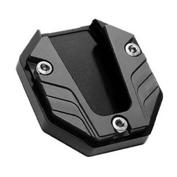 yaaqii Aluminum Alloy Motorcycle Bike Kickstand Extender Foot Side Stand Extension Pad