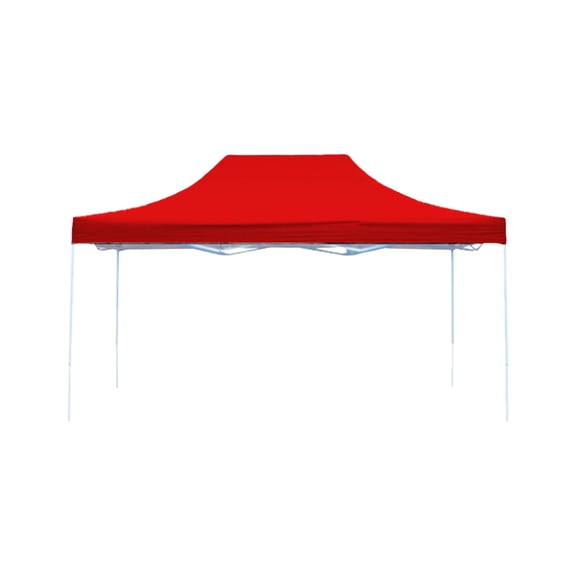 Toldo plegable ilios innova  acero reforzado 3x6 rojo