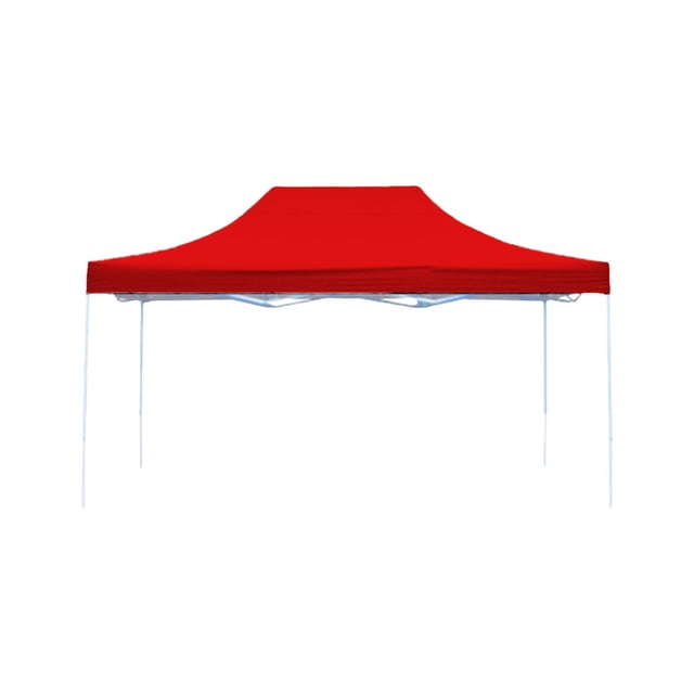 Toldo plegable ilios innova acero reforzado 3x6 rojo