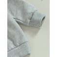 thumbnail image 6 of Wassery Toddler Boys 2 Piece Halloween Outfits Set Letter Print Sweatshirt Long Sleeve Pullover Top Sweatpants 6M 12M 18M 2T 3T Infant Baby Boys Fall Spring Clothes, 6 of 8