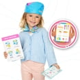 thumbnail image 4 of Kidtopia Little Flight Attendant Role Play Set with 4 Accessories for Kids Aged 3 and Up, 4 of 7