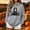 Gray, variant on Molidfa Women's Ghost Girl Hoodie Spooky Bat Graphic Oversized Halloween Pullover Sweatshirt