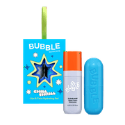 Bubble Skincare Chill Thrill Holiday Gift Set, 2 pieces with Cloud Surf Moisturizer 10ml and Tell All Mint Message Lip Balm, For All Skin Types