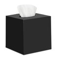 thumbnail image 1 of Funda cuadrada de plástico negro DWËLLZA Home para pañuelos, 1 of 7