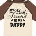 thumbnail image 4 of Inktastic My Best Friend is My Daddy with Hearts Boys or Girls Long Sleeve Baby Bodysuit, 4 of 5