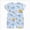 A78-Blue, variant on NIEWTR Preemie 18-24 Months One-Piece Baby Cotton Jacquard Double Button Climbing Suit A78-Yellow