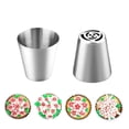 thumbnail image 3 of 14 piece Russian decorated mouth set, sugar cream chocolate cake decoration tool DIY baking appliance, 3 of 5