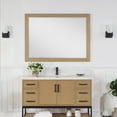 thumbnail image 3 of Altair  Ivy Rectangular Bathroom Wood Framed Wall Mirror 48 in. - Washed Oak, 3 of 11