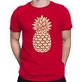 thumbnail image 2 of Smartprints Vintage Pineapple Sketch Men's T-Shirt Red, Cotton, 2XL, 2 of 4
