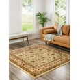 thumbnail image 4 of Rugs.com Aditi Collection Rug – 5' 3 Square Cream Low Rug Perfect For Living Rooms, Kitchens, Entryways, 4 of 9