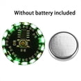 thumbnail image 4 of Lámpara LED Inalámbrica con Botón de 16 Modos, Control por Batería, Luz Intermitente, Giratoria y de Gradiente, Modelo de Juguete , Color Verde., 4 of 7