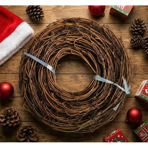 DIY Crafts Natural Grapevine Twig Garland Wreaths Decor 15-Feet for Wedding House Holiday Door Wall Decor