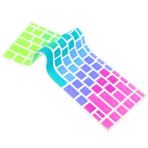 SHINYPASING 1Piece Assorted Color Silicone Keyboard Cover for Laptop Dirt Protection 11.5x4.2in