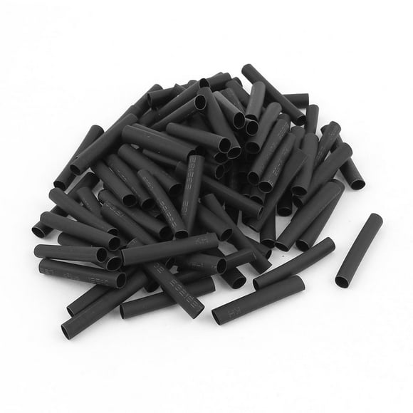 Unique Bargains 100pcs Wrap Wire 3.5mm Dia Heat Shrinkable Tube Shrink Sleeving 30mm Length 2:1