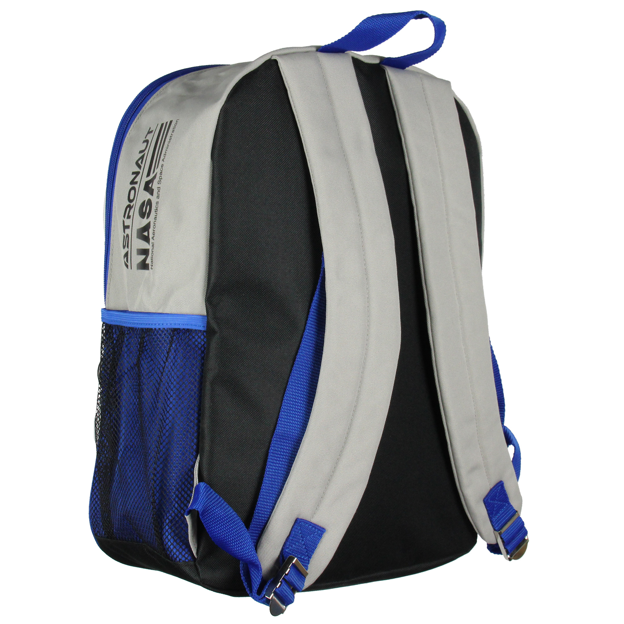 NASA Astronaut 16" Backpack Space Shuttle Meatball Patches Travel School Book Bag For Daily Use