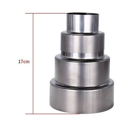 

GLFILL Stainless Steel Flue Liner Reducer / Tubing Connector Chimney Adaptor Stove Pipe