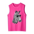 thumbnail image 3 of HUITKMM Girls Top Summer Sleeveless Tops Cute Round Neck Casual Tees for Girl with Print, 3 of 3