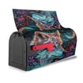 thumbnail image 4 of PHELIKA Galaxy Starry Wolf Flowers 05 Magnetic Mailbox Covers Standard Size 21"H x 18"W, 4 of 8