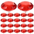 thumbnail image 1 of Miangastore Fake Gems Red Plastic Gems 1 Set, 1 of 8