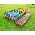 thumbnail image 1 of Pride Outdoor Tablecloth, Got Pride Sketchy Hand Written Phrase Grunge Crayon Paint Style International Event, Decorative Washable Fabric Picnic Table Cloth, 58 X 84 Inches,Multicolor, by Ambesonne, 1 of 2