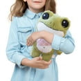thumbnail image 6 of RUIG 10 Inch Green Frog Plush, Soft Frog Stuffed Animal Plush Toy, Kawaii Plush Doll, Cute Plushie with Cloths Toy Gift for Kids Children Birthday, 6 of 6