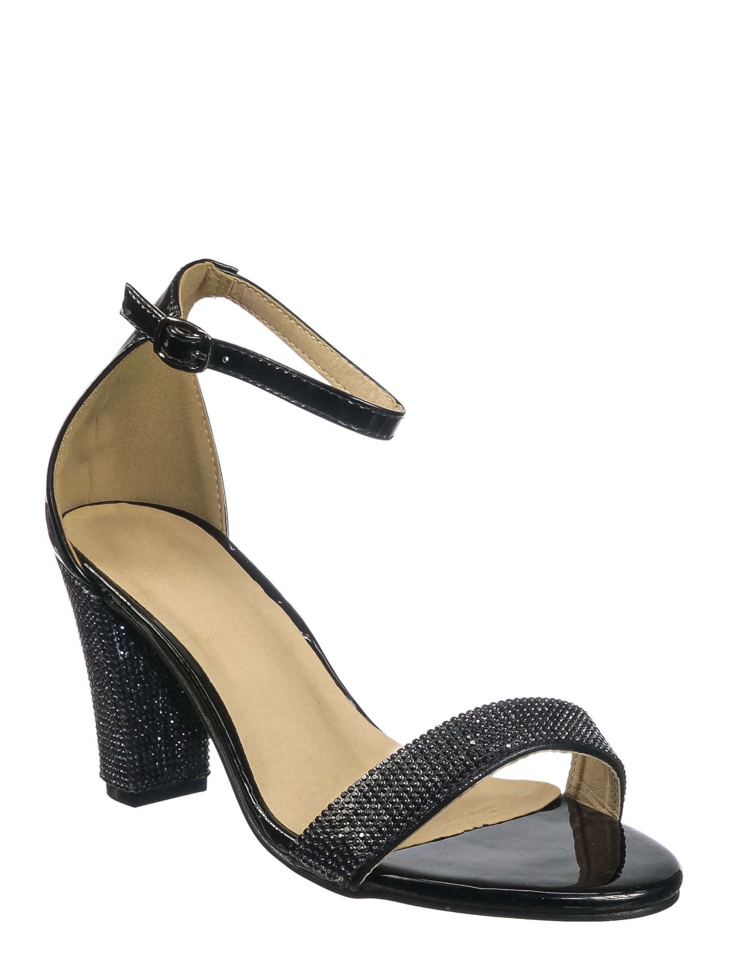 mid heel embellished sandals