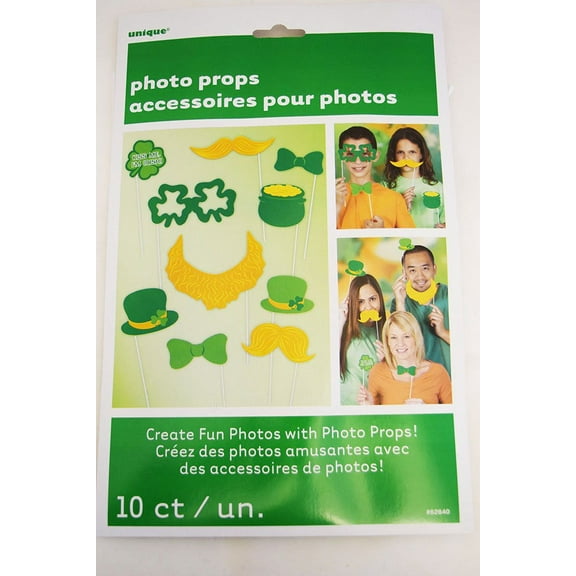 St Patricks Day Themed Party Photo Booth Prop Decoration Kit