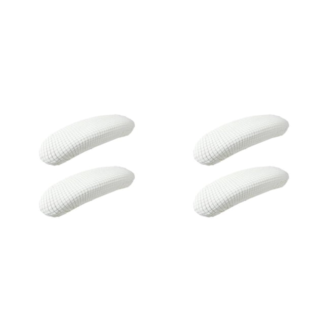 Advancent 2 fundas para sillas con estilo para silla de ordenador, impermeables y fáciles de instalar, color blanco arroz. Arroz blanco 2Conjunto