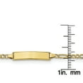 thumbnail image 2 of Primal Gold 10 Karat Yellow Gold Semi-solid Figaro Link ID Bracelet, 2 of 4