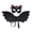 A001- Black, variant on Bat Accessories Blue Non Woven All Ages Masquerade Mask Felt Bat Wings Set for Halloween Party Dress Up and Photo Activities