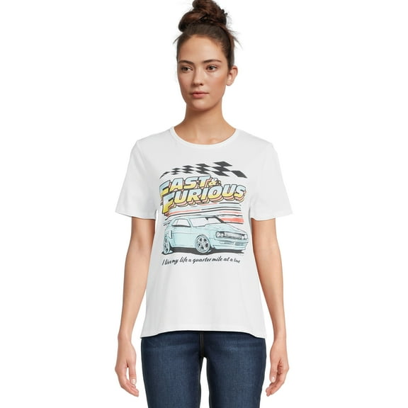Fast & Furious Juniors Graphic Tee with Short Sleeves, Sizes XS-3XL