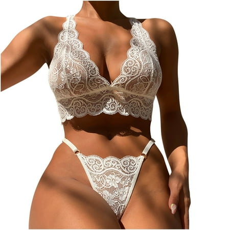 

Utoimkio Sexy Lingerie Sets for Women Women Lingerie Corset Lace Free Wire Racy Muslin Sleepwear Underwear Tops+Briefs