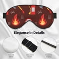 thumbnail image 5 of Disketp Fire Extinguisher Print Sleep Mask-Eye Mask for Sleeping,Comfortable & Super Soft Eye Mask with Adjustable Strap,Travel Eye Mask, 5 of 7
