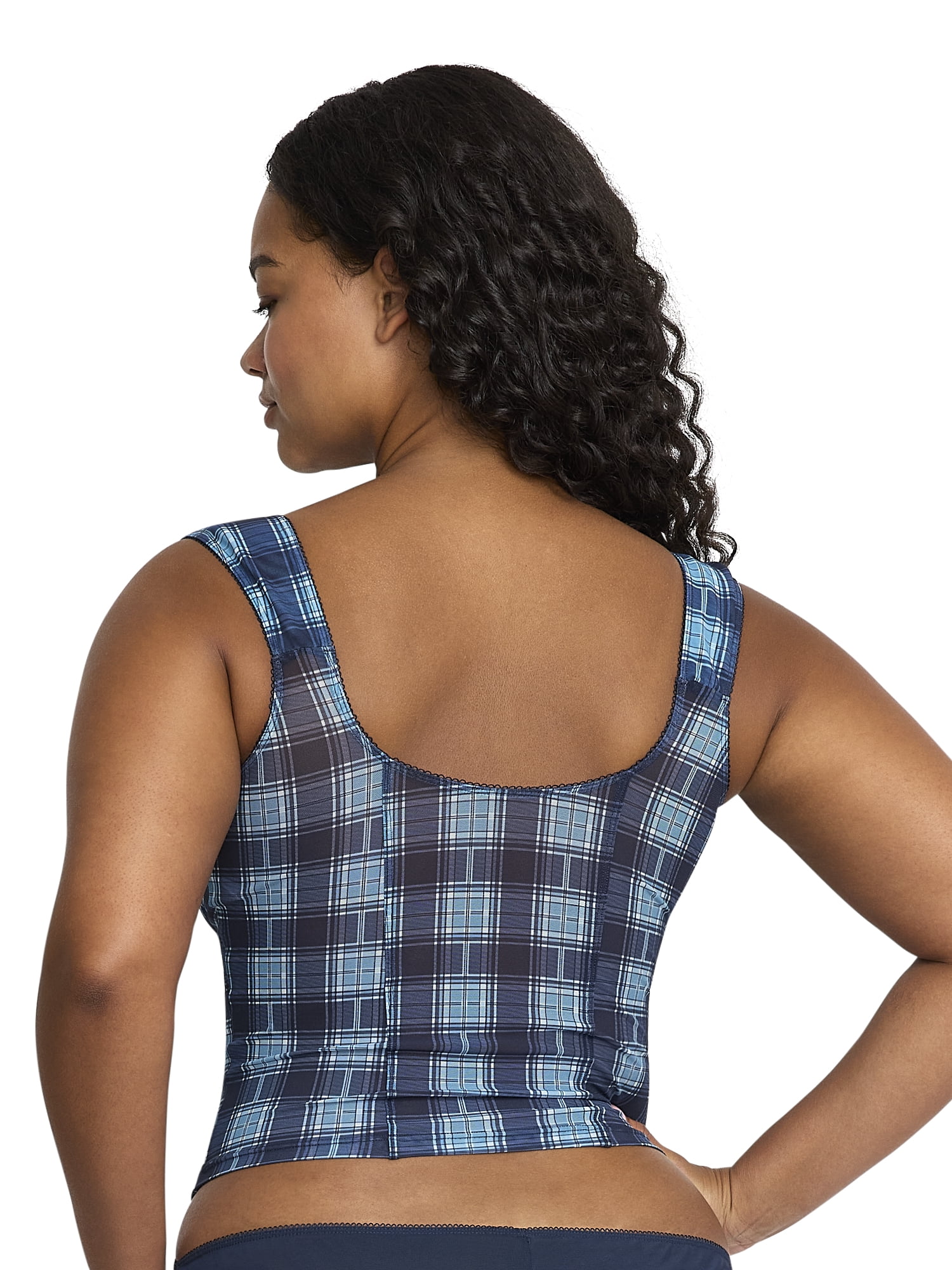 Mills by Millie Bobby Brown Women's Ruched Mesh Longline Bra, Sizes XS-XXXL