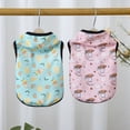 thumbnail image 4 of sunsanly Pet Vest Round Neck Comfortable Soft Sleeveless Loose Cartoon Sheep Print Pet Cat Dog Summer Shirts Pet Supplies, 4 of 7