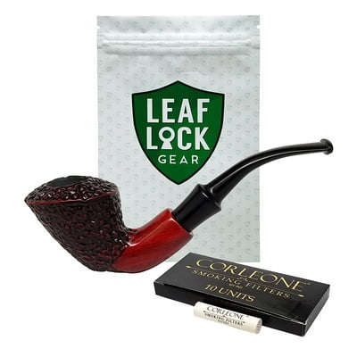 Corleone Tobacco Pipe, Filters, Velvet Lined Storage Jamaica