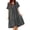 Grey, variant on Sngxgn Women's Dresses V Neck Guest Party Dress(Red,L)