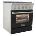 thumbnail image 3 of Pemberly Row 30" Stainless Steel Propane Gas Range in Black/Silver, 3 of 10