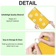 thumbnail image 4 of Floral Dish Drying Mat with Daisy Pattern Microfiber Absorbent Foldable Kitchen Counter Rack Pad Spring Summer 18x24 Inch, 4 of 5