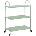 thumbnail image 1 of Sauder Boulevard Cafe 3 Shelf Book Cart in Green, 1 of 11
