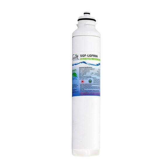 Swift Green Filters SGF-LGFR06 Compatible Refrigerator Water Filter for LG M7251242FR-06, M7251252FR-06, M7251253-06, M7251253F-06, M725123F-06, EFF-6028A, Made in USA