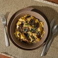 thumbnail image 5 of Gibson Elite Laguna Bliss 16 Piece Stoneware Reactive Glaze (Service for 4) Ceramic Plates and Bowls Dinnerware Set - Matte Beige-Gray W/ Terracotta Bottom, 5 of 16