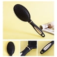 thumbnail image 2 of Brosse Démêlante Paddle, Poignée Texturée Facile à Saisir Coussin Paddle Brosse Ronde pour Cheveux Longs et Raides, 2 of 8