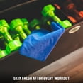 thumbnail image 4 of The Rag Company - Sport & Workout Towel - Gym Towels - 320gsm, 16in x 27in, Dark Mix (3 Pack), 4 of 8