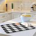 thumbnail image 5 of Lemon Fruit Green Dish Drying Mat Fun Print Quick Dry Large Pad Dish Mat for Kitchen Dishes Counter Mat 18x24 Inch, 5 of 6